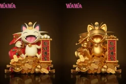 Lucky Meowth 2.0 with LED - Pokemon Resin Statue - WAWA Studio