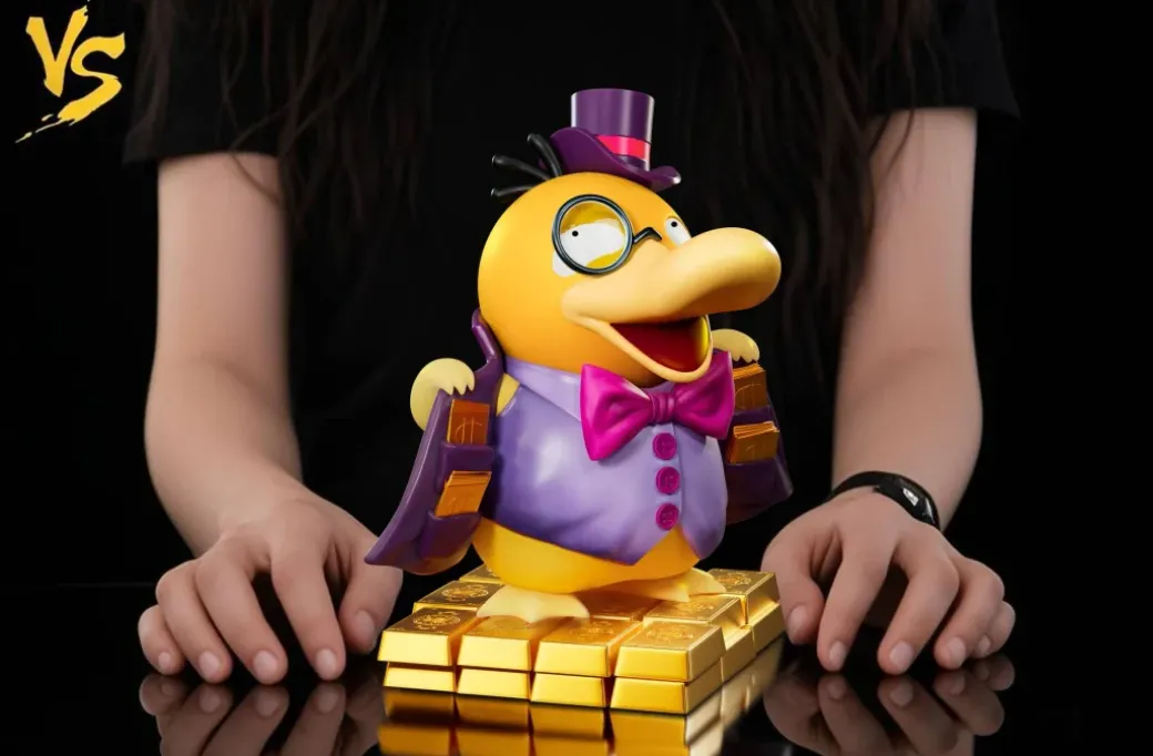 Lucky Psyduck - Pokemon Resin Statue - VS Studios