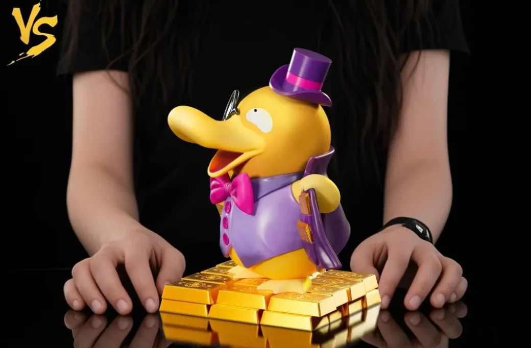 Lucky Psyduck - Pokemon Resin Statue - VS Studios