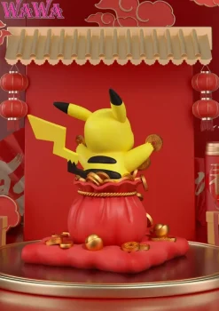 Lucky Throwing Gold Coin Pikachu - Pokemon Statue - WAWA Studio