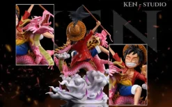 Luffy Riding dragon form Momonosuke - ONE PIECE Resin Statue - KEN-Studios
