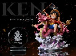 Luffy Riding dragon form Momonosuke - ONE PIECE Resin Statue - KEN-Studios