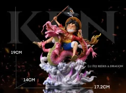 Luffy Riding dragon form Momonosuke - ONE PIECE Resin Statue - KEN-Studios
