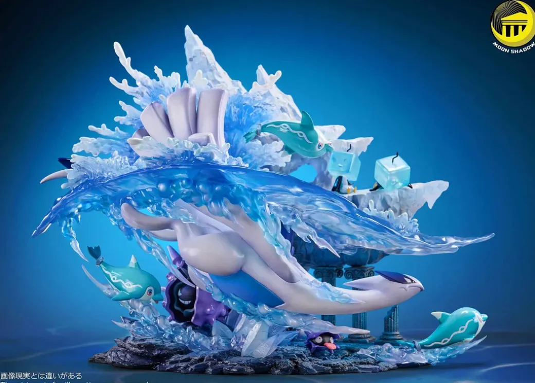 Lugia & Cloyster & Shellder & Finizen & Palafin & Eiscue - Pokemon Resin Statue - Moon Shadow Studios