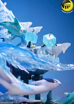 Lugia & Cloyster & Shellder & Finizen & Palafin & Eiscue - Pokemon Resin Statue - Moon Shadow Studios