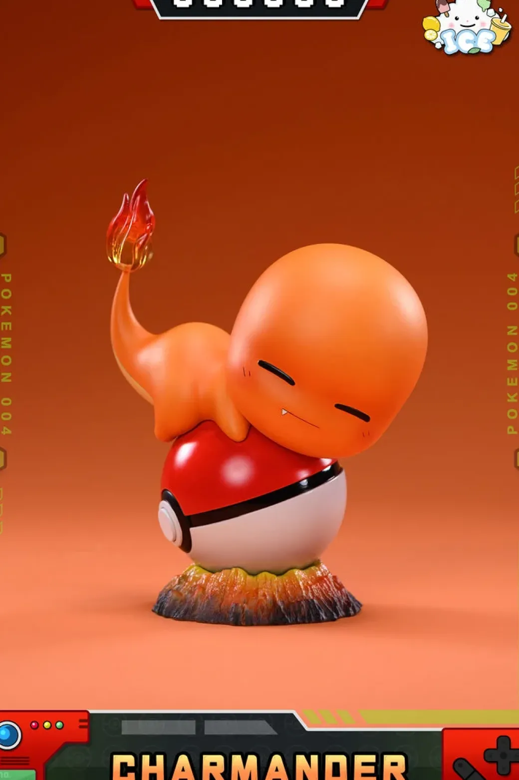 Lying Down Series 002 Charmander - Pokemon Resin Statue - Ice Studio