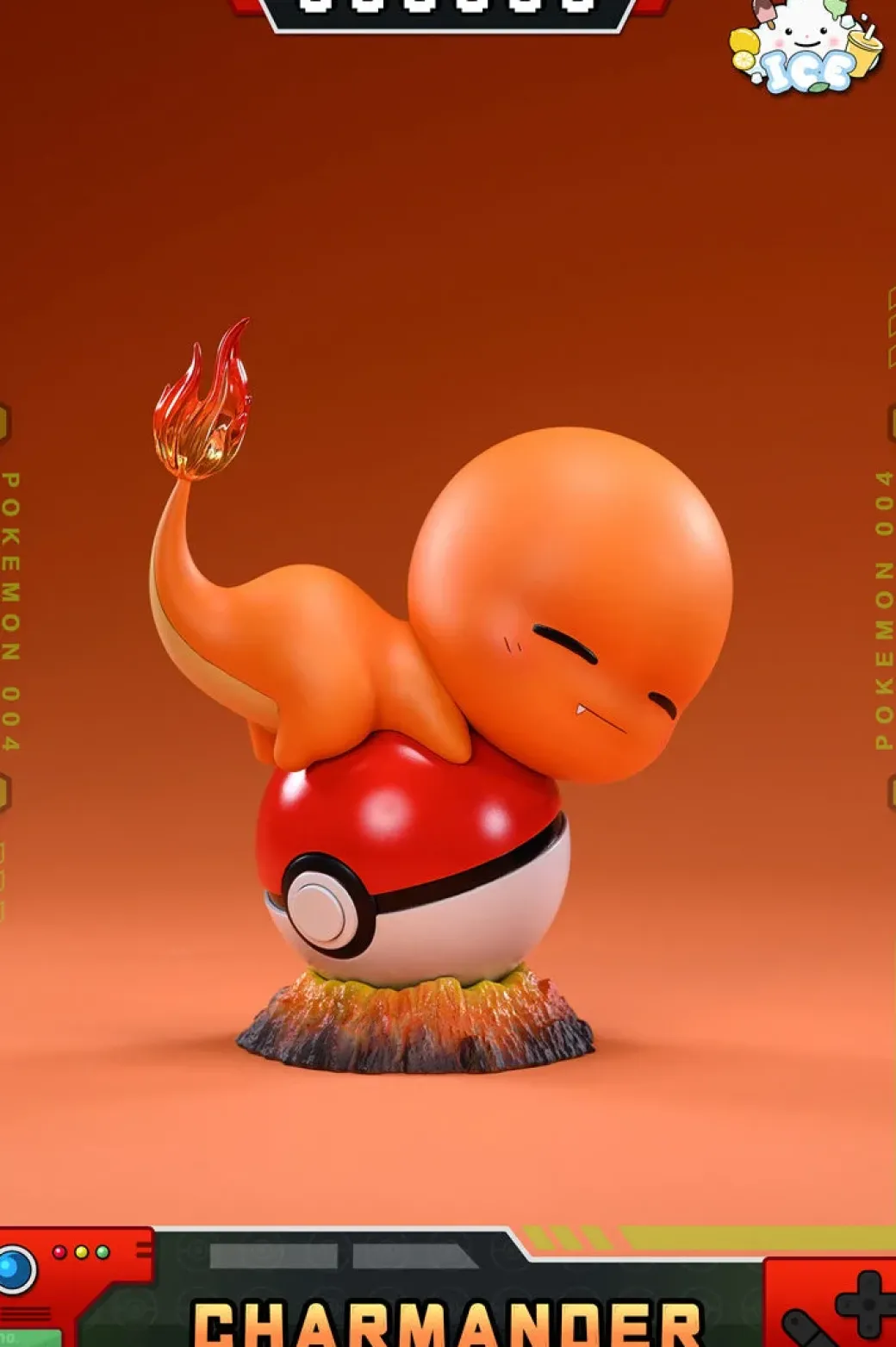Lying Down Series 002 Charmander - Pokemon Resin Statue - Ice Studio