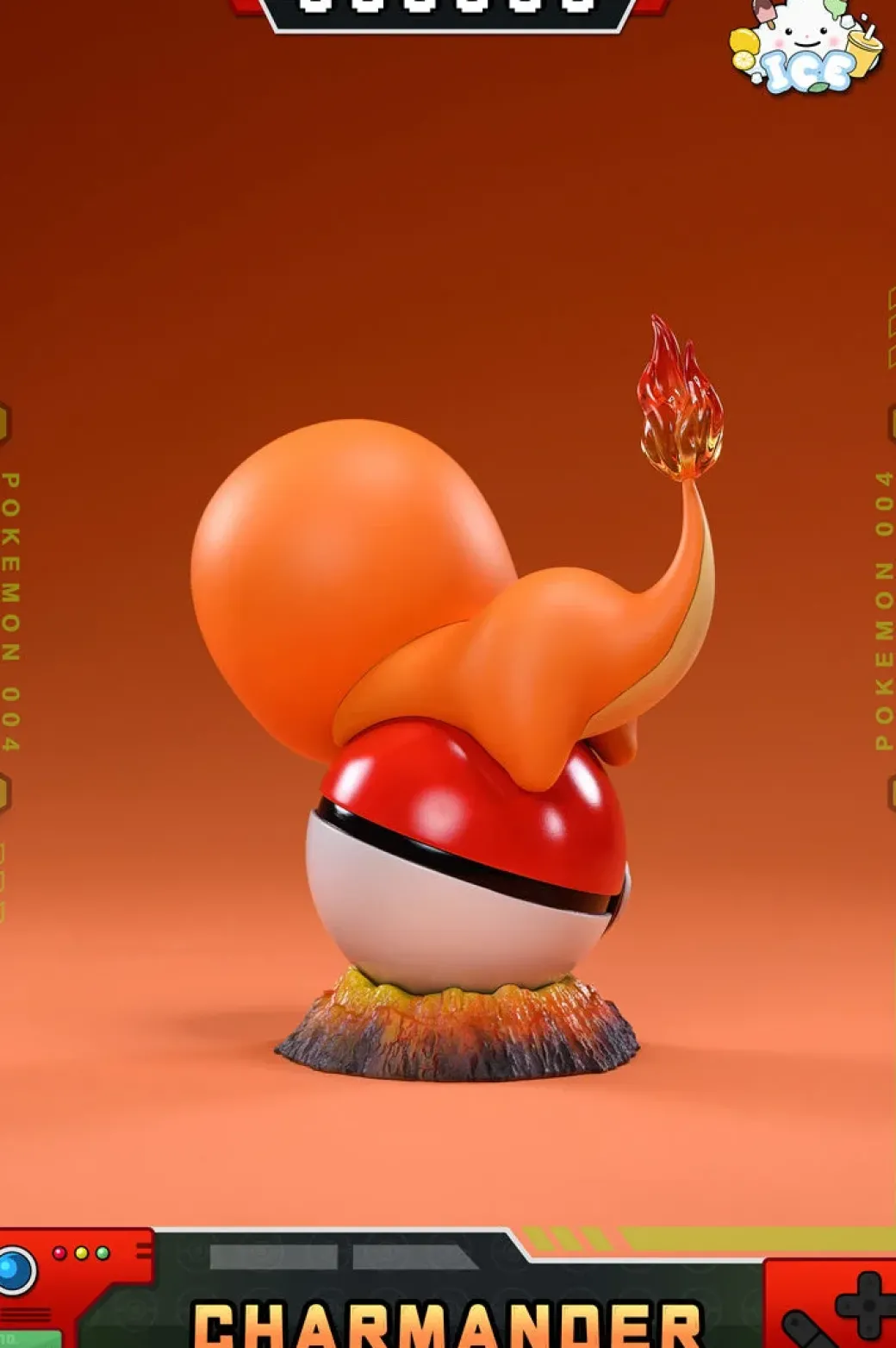 Lying Down Series 002 Charmander - Pokemon Resin Statue - Ice Studio