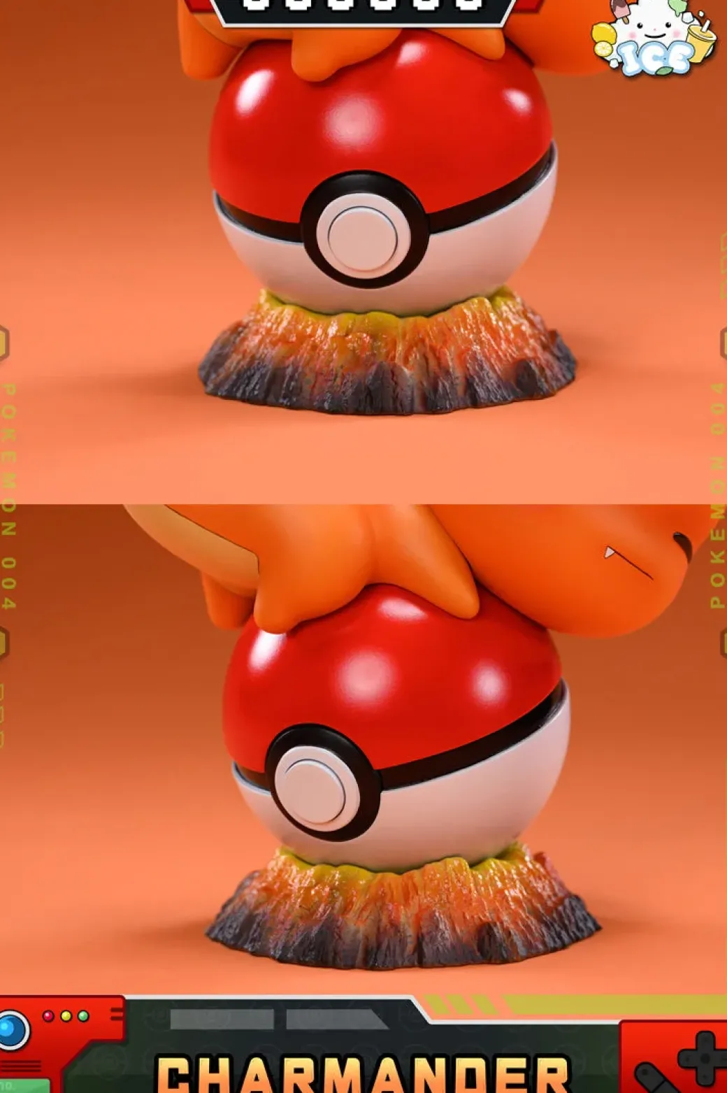 Lying Down Series 002 Charmander - Pokemon Resin Statue - Ice Studio