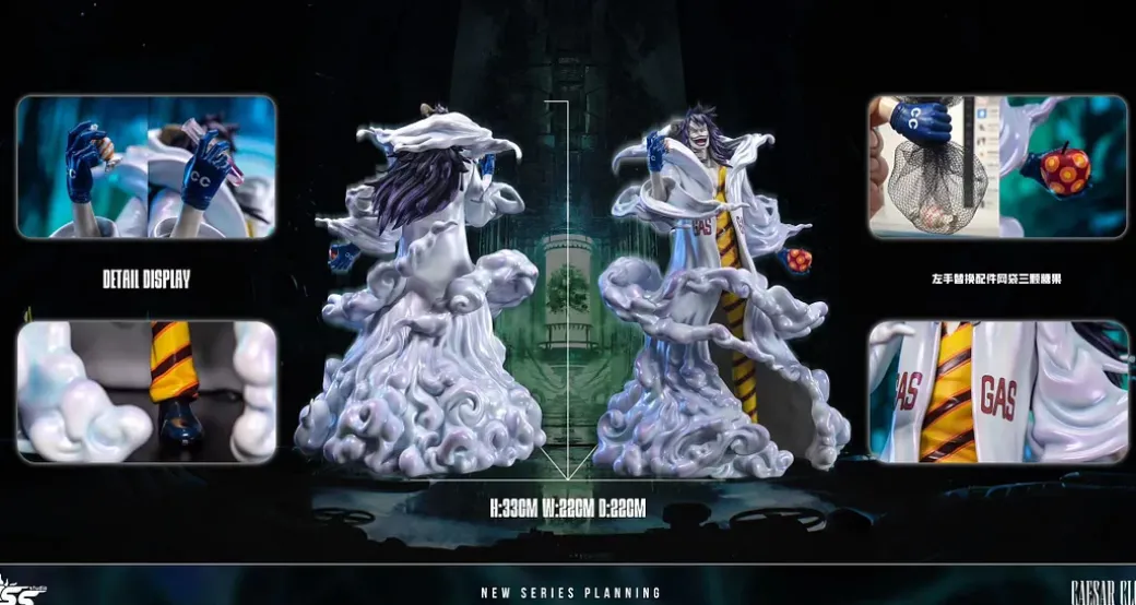M Caesar Clown - ONE PIECE Resin Statue - SS Studios