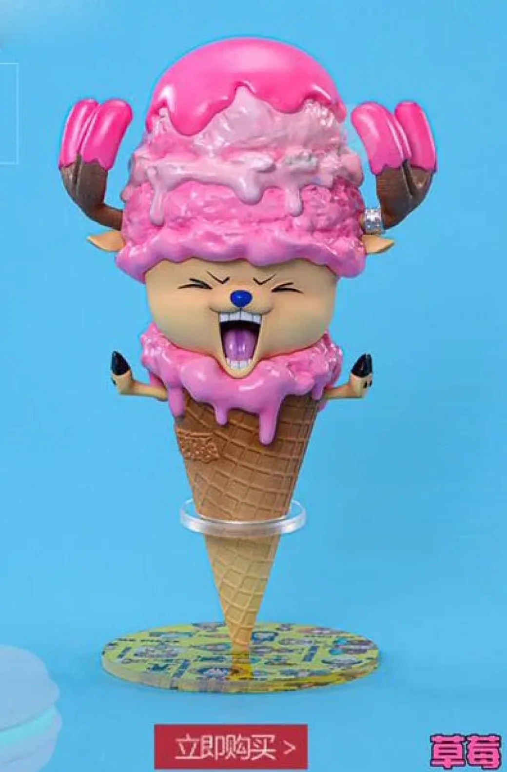 Macaron Ice Cream Corn Series Tony Tony Chopper - ONE PIECE Resin Statue - Tony Studios [Pre-order]