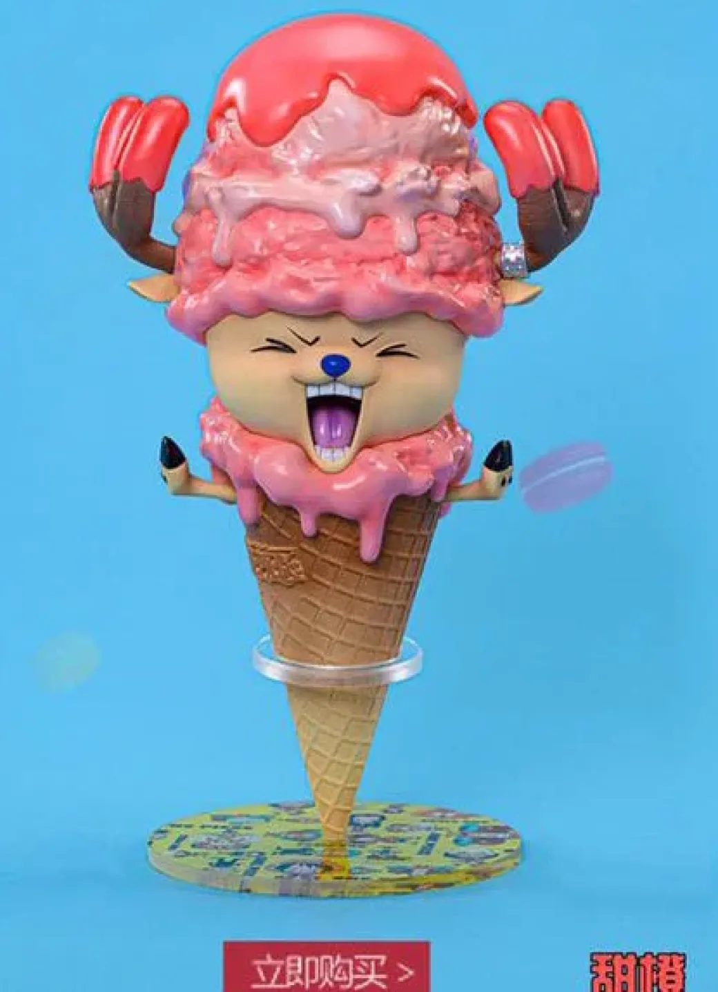 Macaron Ice Cream Corn Series Tony Tony Chopper - ONE PIECE Resin Statue - Tony Studios [Pre-order]