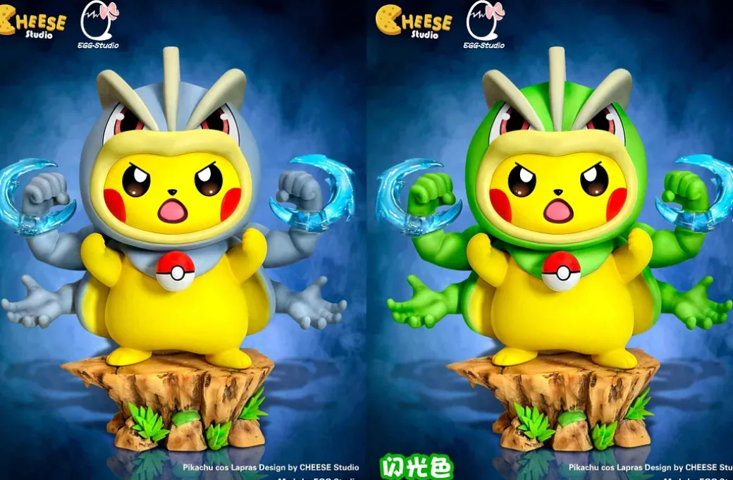Machamp Cosplay Pikachu - Pokemon Resin Statue - CHEESE Studio