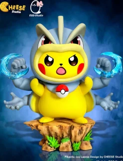 Machamp Cosplay Pikachu - Pokemon Resin Statue - CHEESE Studio