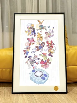Main Characters of Digimon & Digimon Monsters & Digivice Decorative Painting - Digimon - Xingkong Studio