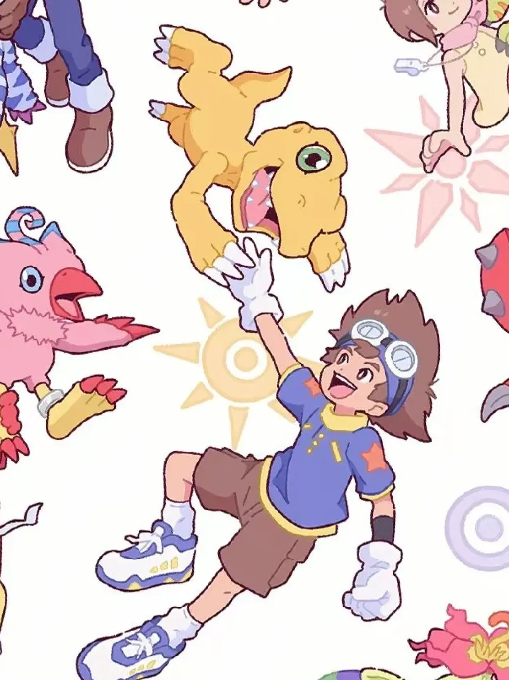 Main Characters of Digimon & Digimon Monsters & Digivice Decorative Painting - Digimon - Xingkong Studio