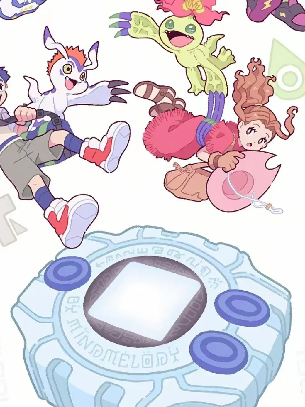Main Characters of Digimon & Digimon Monsters & Digivice Decorative Painting - Digimon - Xingkong Studio