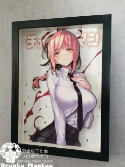 Makima 3D Decoration Painting - Chainsaw Man - Dorobou Neko Studio