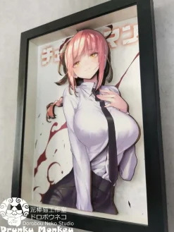 Makima 3D Decoration Painting - Chainsaw Man - Dorobou Neko Studio