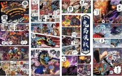 Manga Folding Screen - ONE PIECE - Black Studios