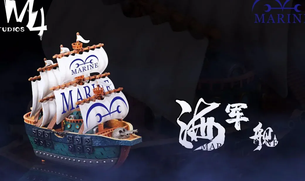Marine Battleship - ONE PIECE Resin Statue - M4 Studios