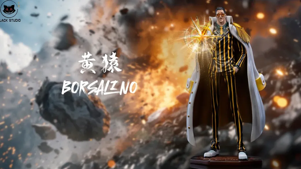 Marine Kuzan & Borsalino - ONE PIECE Resin Statue - Black Studios