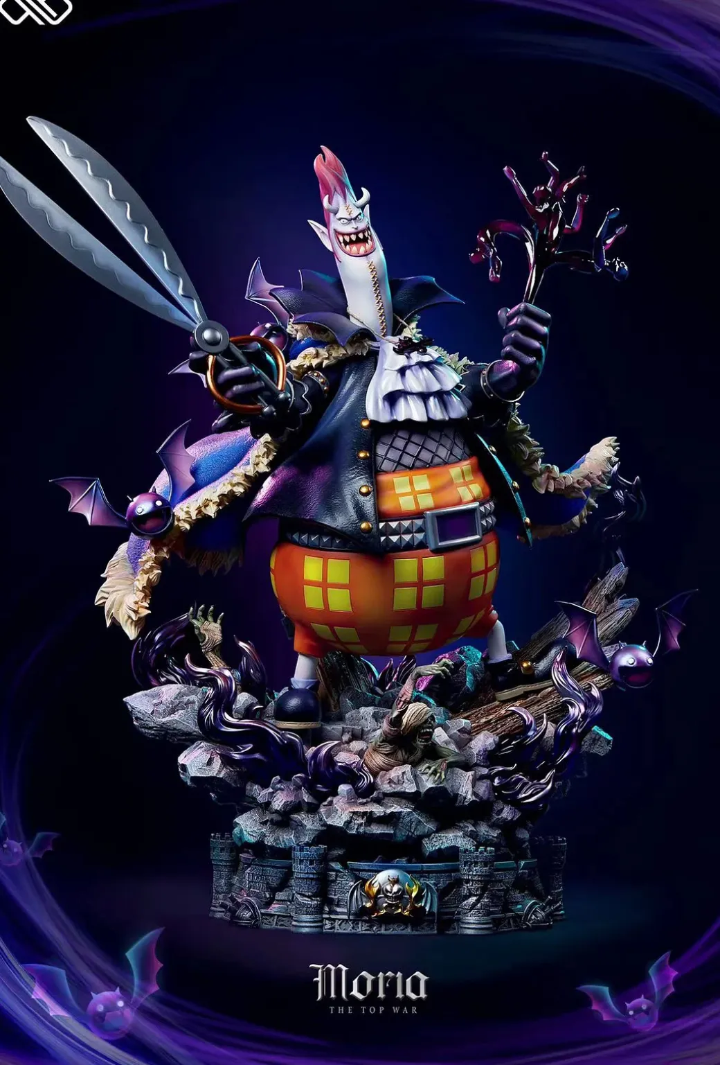 Marineford Arc Series Gecko Moria & Jinbe - ONE PIECE Resin Statue - Unlimited Studios