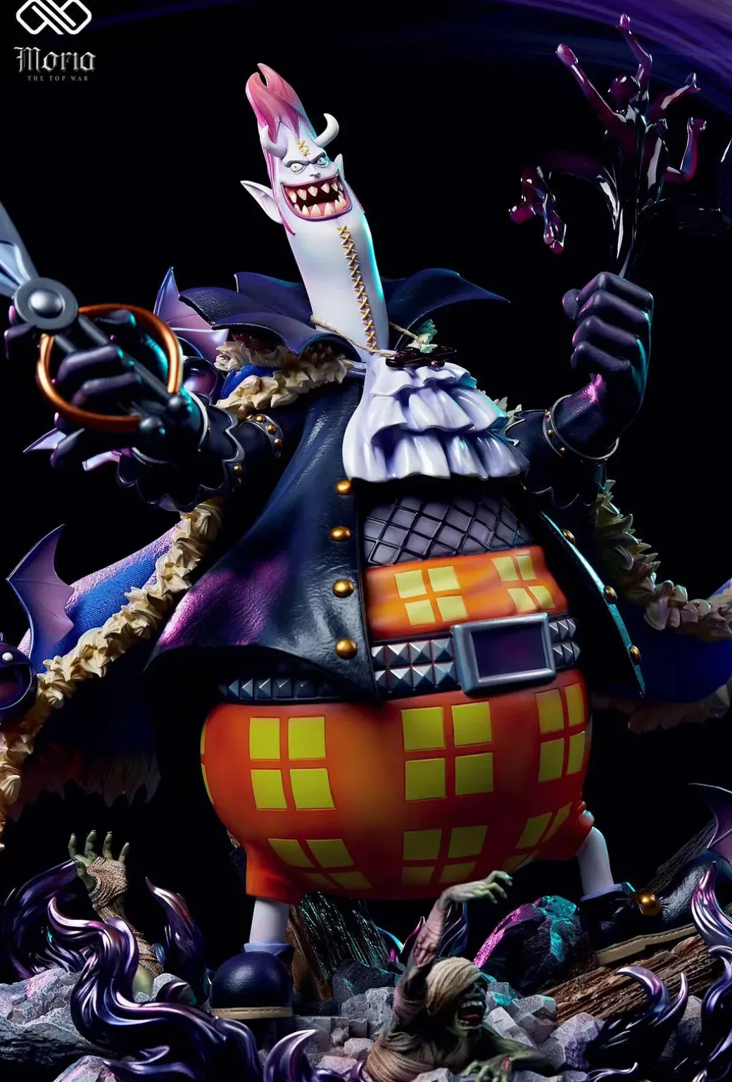 Marineford Arc Series Gecko Moria & Jinbe - ONE PIECE Resin Statue - Unlimited Studios
