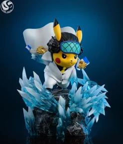 Marines Admirals Akainu & Kizaru & Kuzan Cosplay Pikachu - ONE PIECE Pokemon Resin Statue - ST Studio