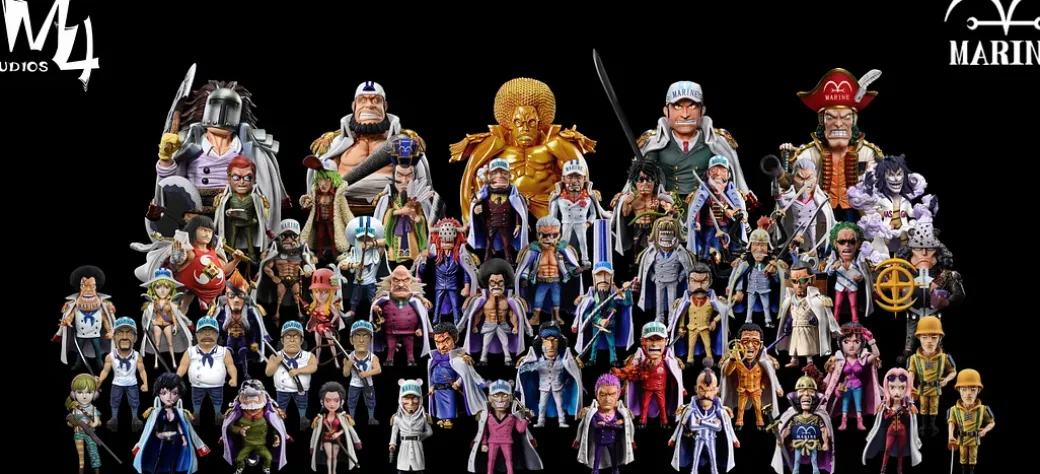 Marines Character Series 038 Ratel - ONE PIECE Resin Statue - M4 Studios