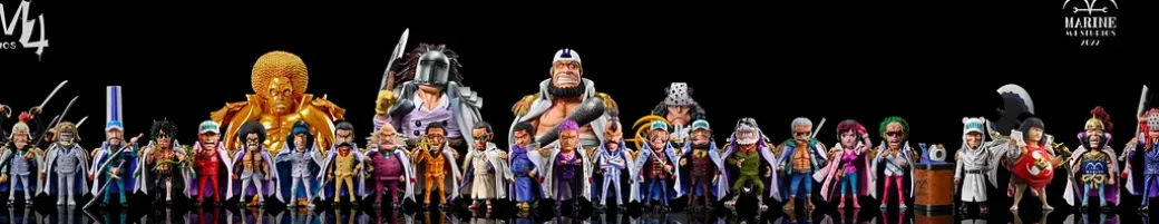 Marines Character Series 020 Marine 16th Branch Captain Nezumi - ONE PIECE Resin Statue - M4 Studios