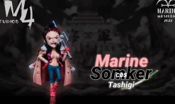Marines Character Series 043 Smoker Tashigi - ONE PIECE Resin Statue - M4 Studios