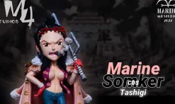 Marines Character Series 043 Smoker Tashigi - ONE PIECE Resin Statue - M4 Studios