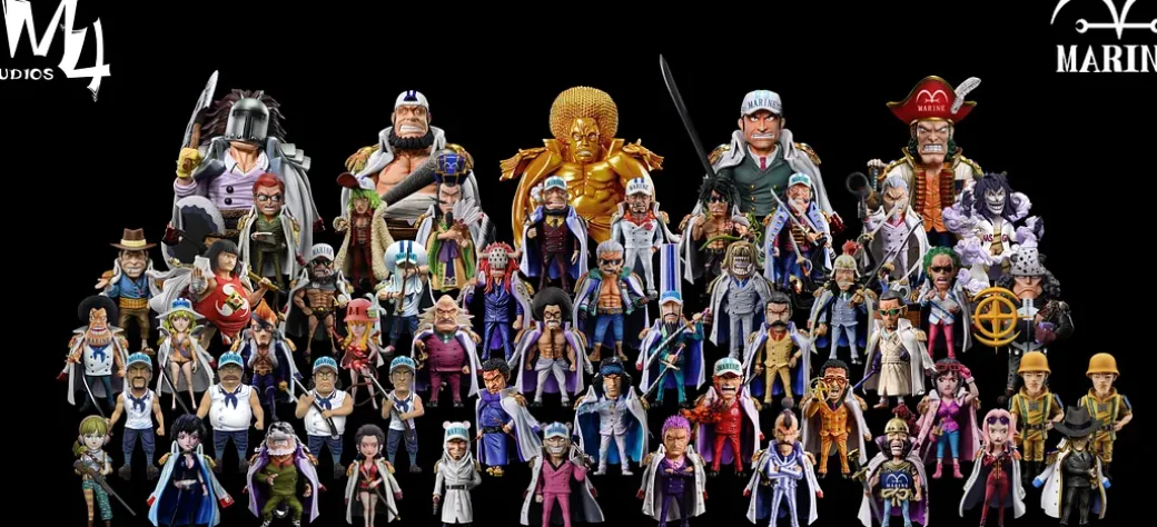 Marines Character Series 040 Bogard - ONE PIECE Resin Statue - M4 Studios