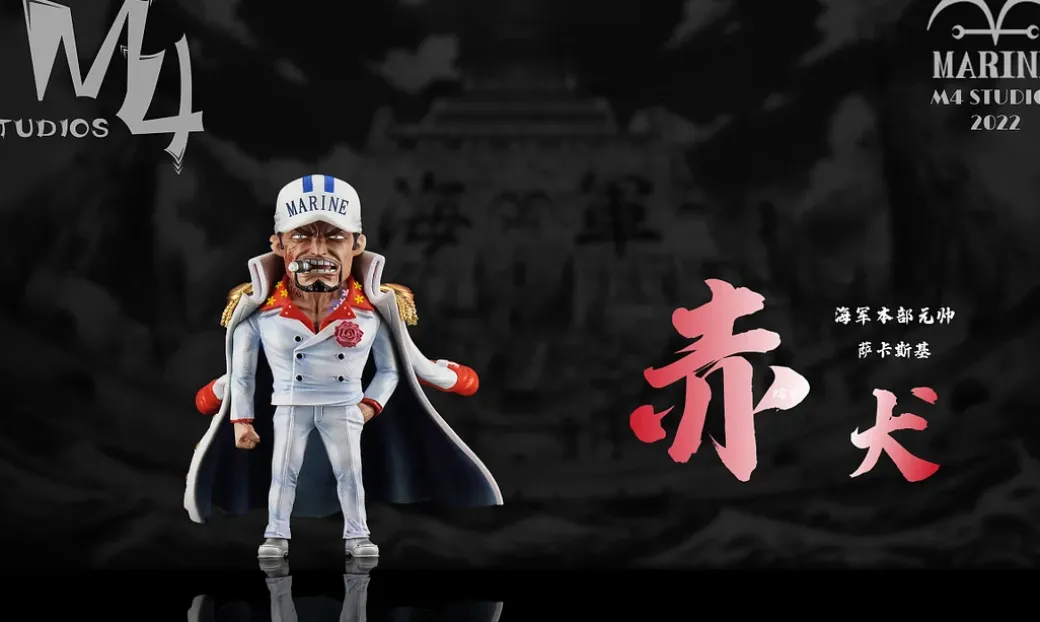 Marines Character Series 028 Fleet Admiral Akainu/ Sakazuki - ONE PIECE Resin Statue - M4 Studios