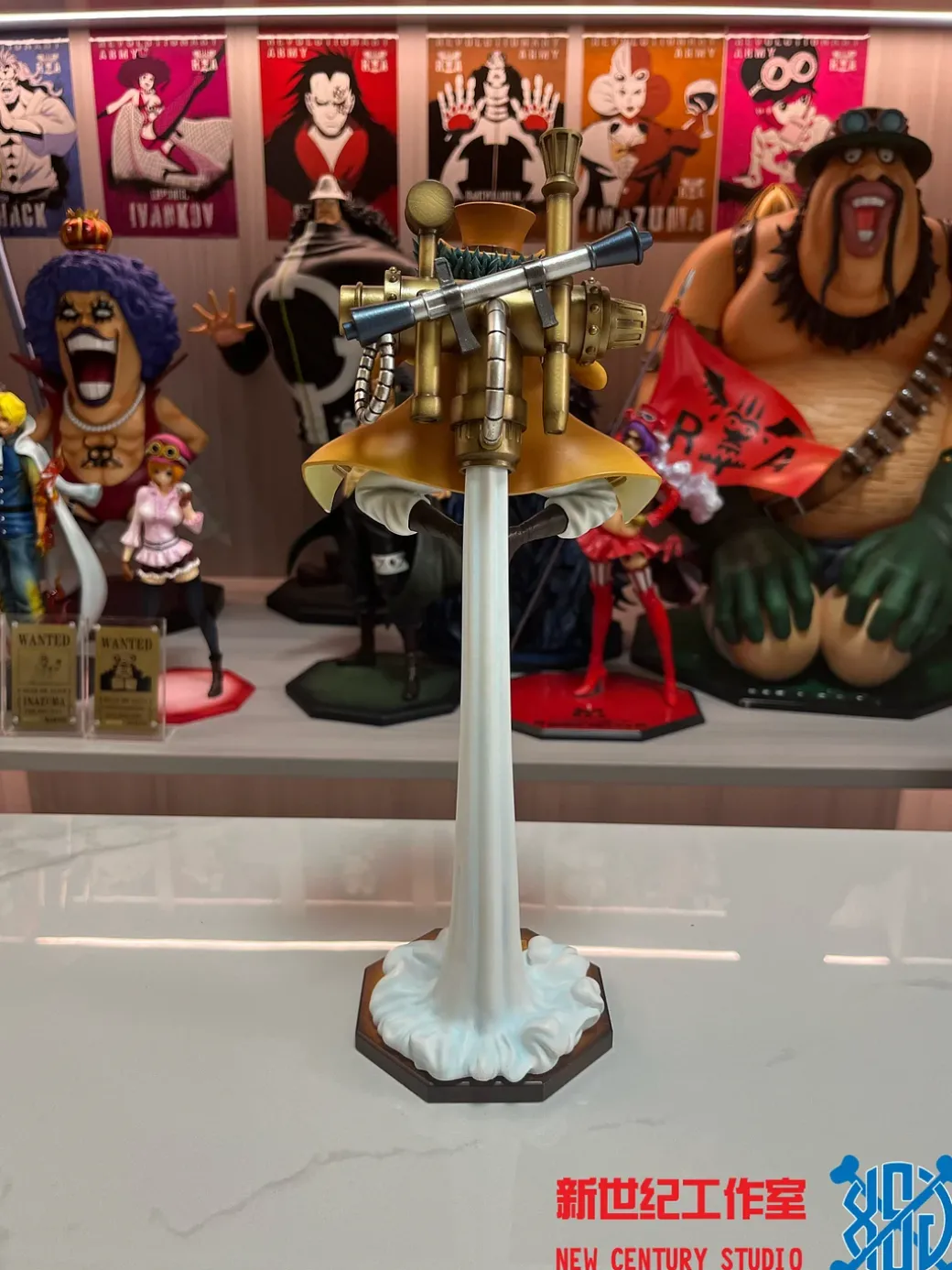 Marines Ryokugyu & Revolutionary Army Lindbergh & Revolutionary Army Hack - ONE PIECE Resin Statue - XinShiJi Studio