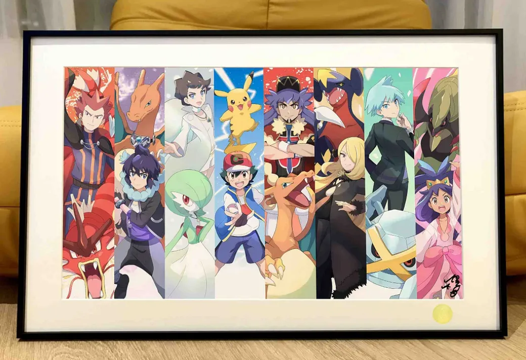 Masters Eight Tournament Participants Decorative Painting - Pokemon - Xingkong Studio