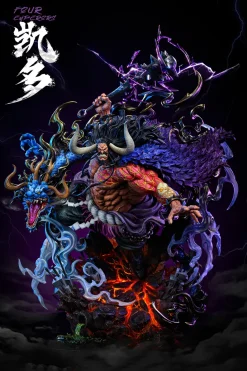 MAX Scale Four Emperors Kaido with LED - ONE PIECE Resin Statue - GTR-Studio