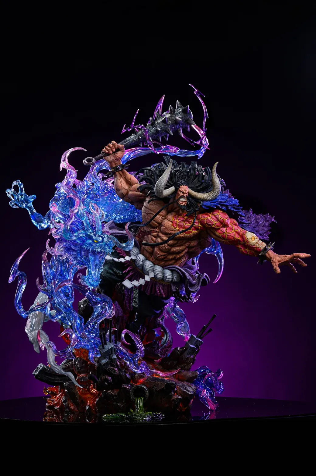 MAX Scale Four Emperors Kaido with LED - ONE PIECE Resin Statue - GTR-Studio