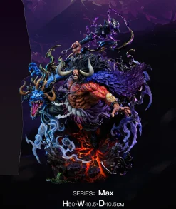 MAX Scale Four Emperors Kaido with LED - ONE PIECE Resin Statue - GTR-Studio