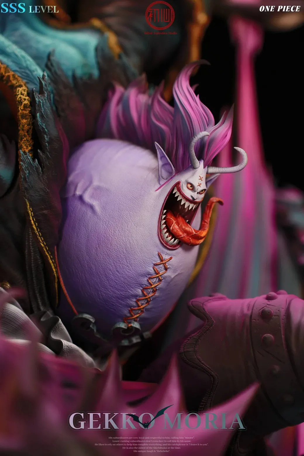 Max Scale Gecko Moria - ONE PIECE Resin Statue - Initial Aspiration Studio