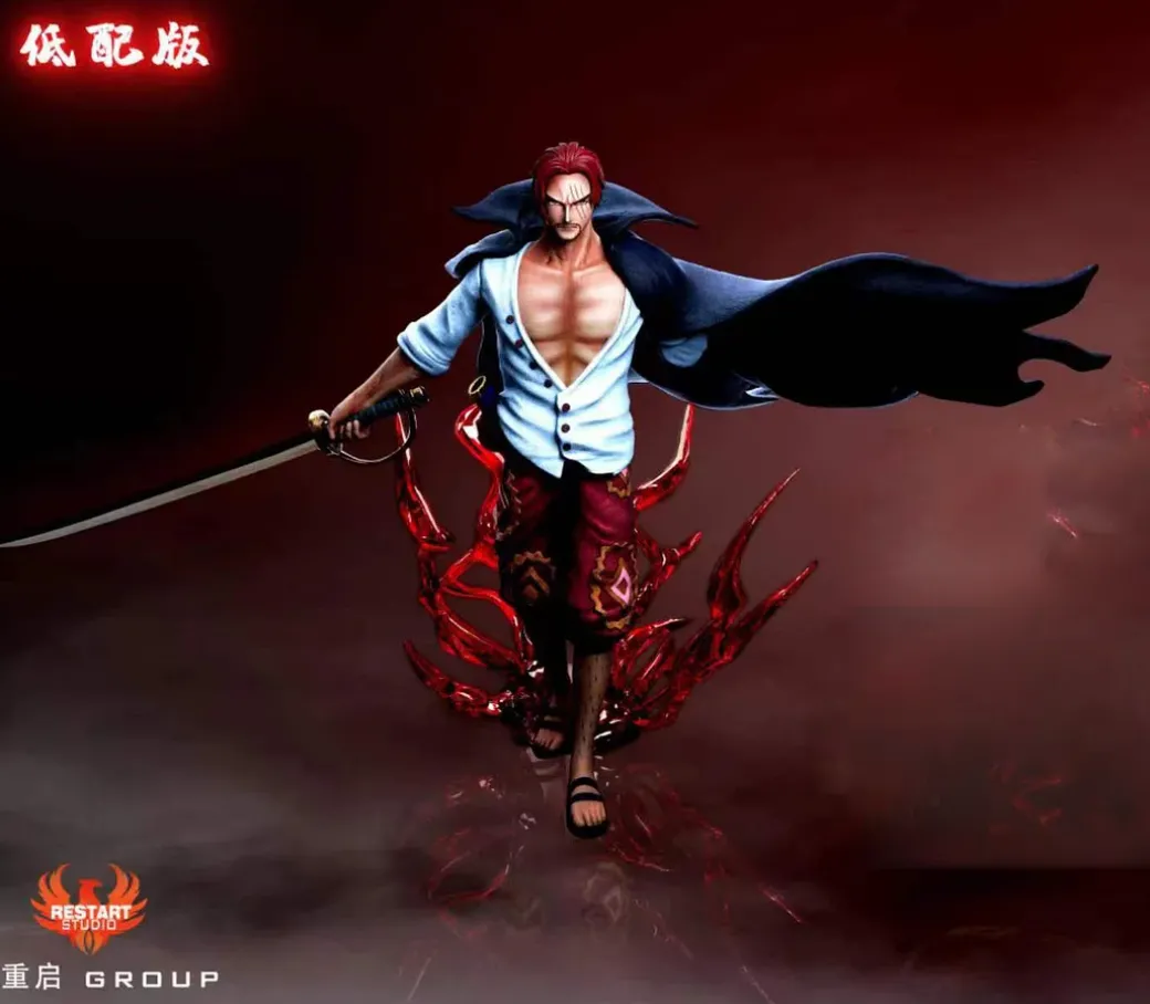 Max Scale Red-Haired Shanks - ONE PIECE Resin Statue - Restart Studio