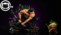 MAX Scale Shishi Sonson Roronoa Zoro & Tiger - ONE PIECE Resin Statue - CNS Studios