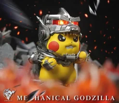 Mecha Godzilla Cosplay Pikachu - Pokemon Resin Statue - HARD SHELL Studios