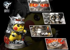 Mecha Godzilla Cosplay Pikachu - Pokemon Resin Statue - HARD SHELL Studios