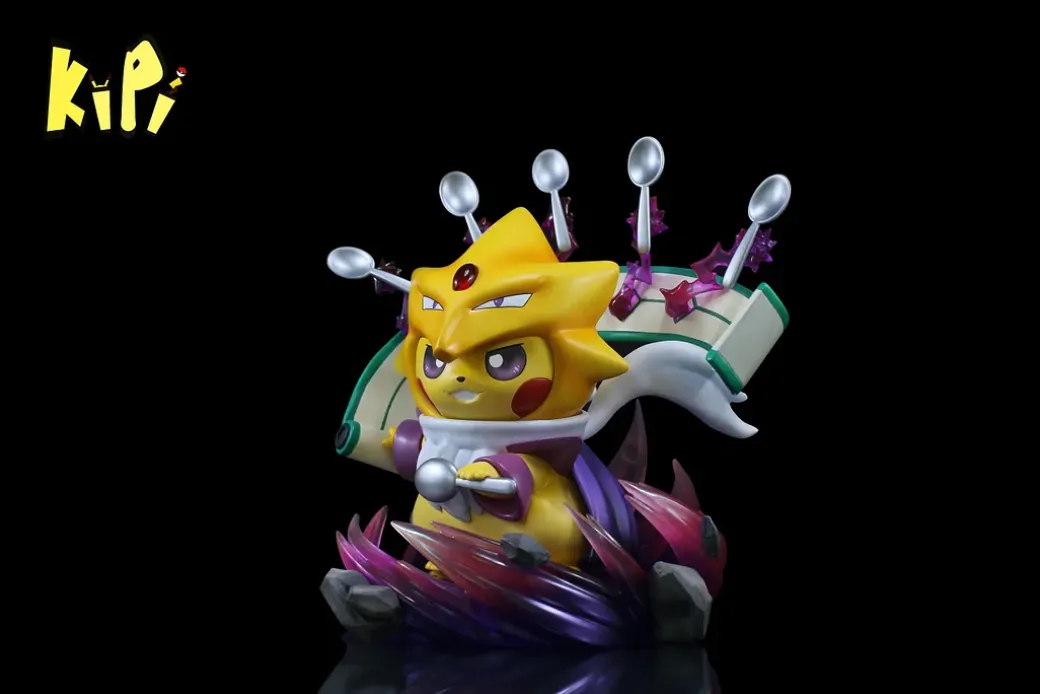 Mega Alakazam Cosplay Pikachu with LED - Pokemon Statue - Kipi Studio