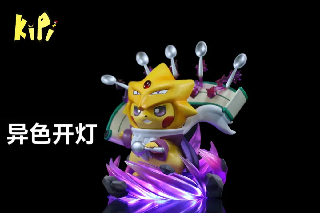 Mega Alakazam Cosplay Pikachu with LED - Pokemon Statue - Kipi Studio