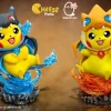 Mega Charizard X & Y Cosplay Pikachu - Pokemon Resin Statue - CHEESE Studio