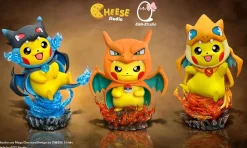 Mega Charizard X & Y Cosplay Pikachu - Pokemon Resin Statue - CHEESE Studio