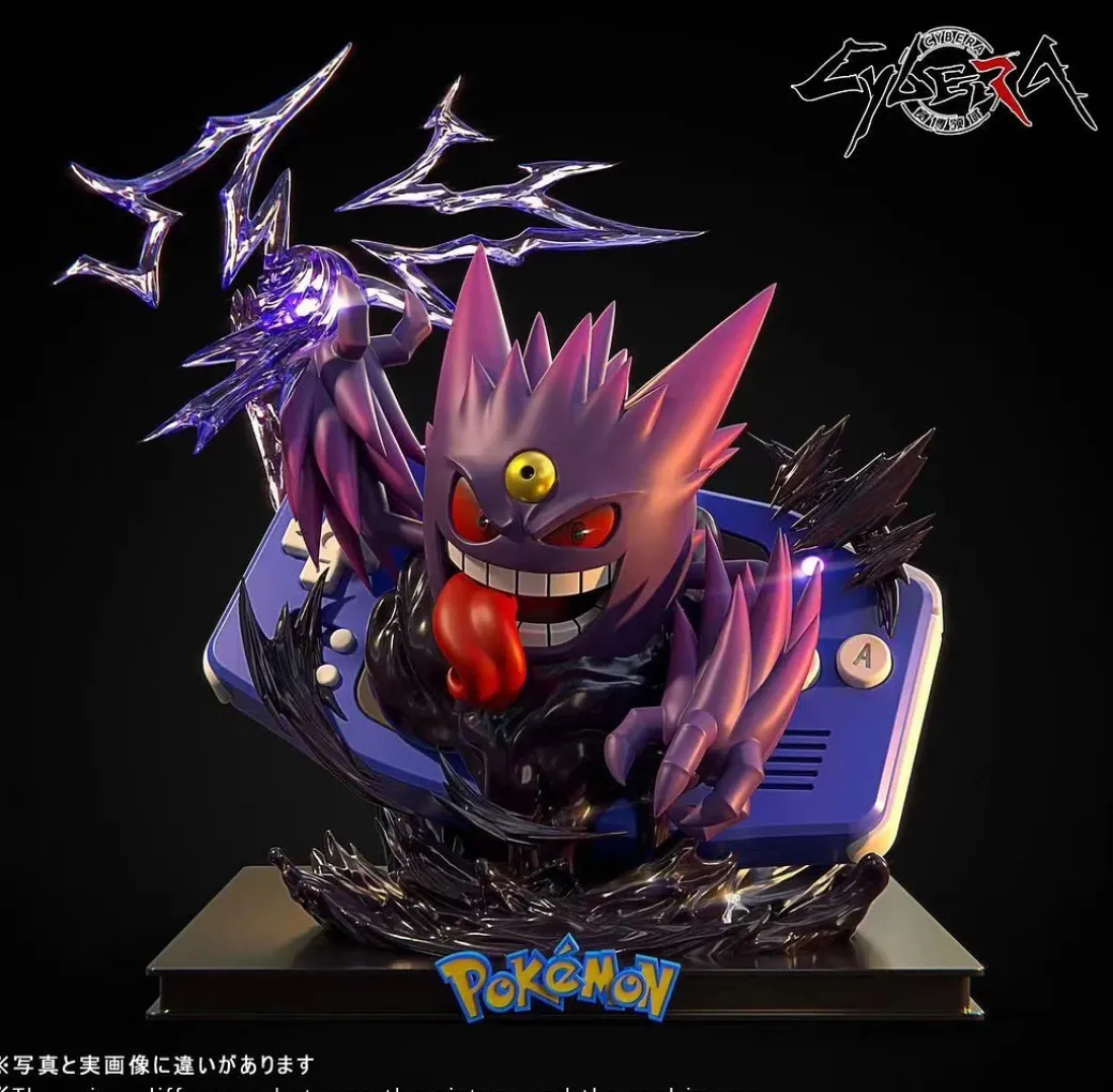 Mega Gengar with LED - Pokemon Resin Statue - Cybera-Studios